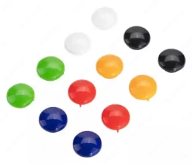 Упаковка цветных магнитов для белой доски "Deli" 20 мм (Арт. - 7824) 12 шт.