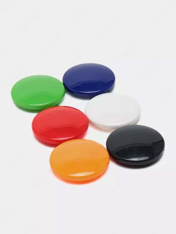 Rangli doska magnitlari to'plami "Deli" 40 mm (Art. - 7822) 6 dona.