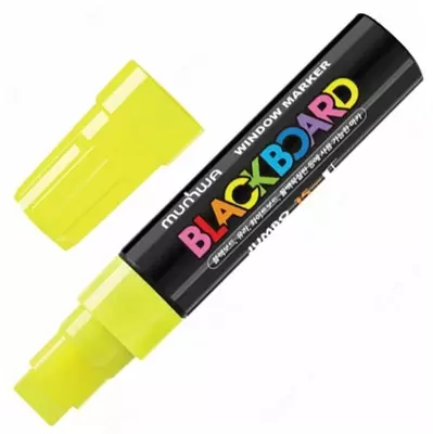 MunHwa "Black Board Jumbo" bo'r markeri sariq (Art.- JBM15-08)