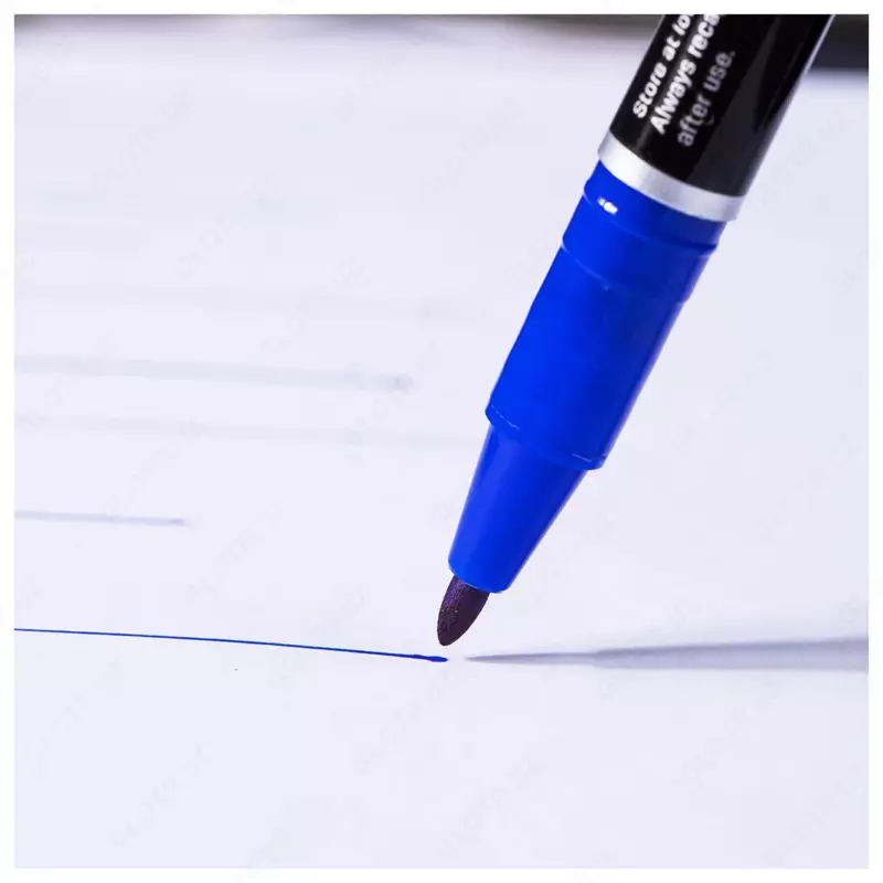 Doimiy marker Deli "Think" 2 tomonlama (Art.- 211-BL-U) Moviy