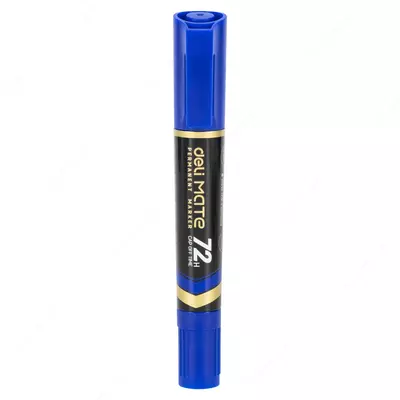 Doimiy marker "Deli" 2 tomonlama (Art.- 72-BL-EU) Moviy