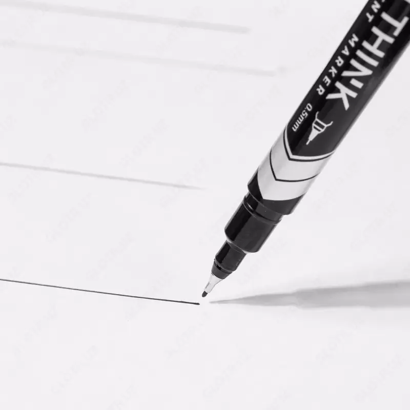 Doimiy marker Deli "Think" 2 tomonlama (Art.- 211-BK-U) Qora