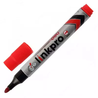 Doimiy marker Deli "Linkpro" Red (Art.- 10540-EU)