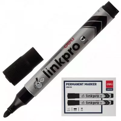 Doimiy marker Deli "Linkpro" Black (Art.- 10520-EU)