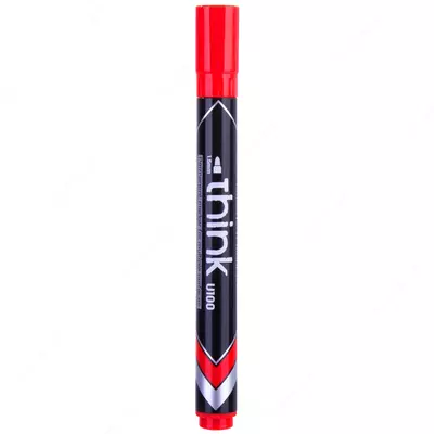 Doimiy Marker Deli "Think" Red (Art.- 10040-EURD)