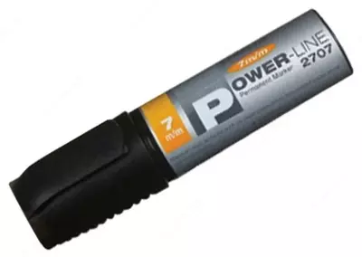 Маркер перманентный промышленный "Line Plus" 7 мм (Арт.- PER-2707) Черный