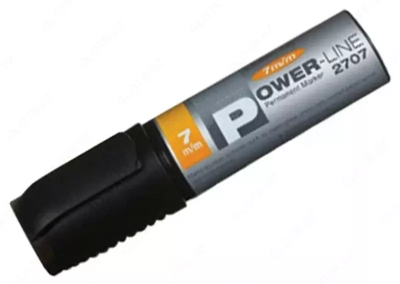 Маркер перманентный промышленный "Line Plus" 7 мм (Арт.- PER-2707) Черный