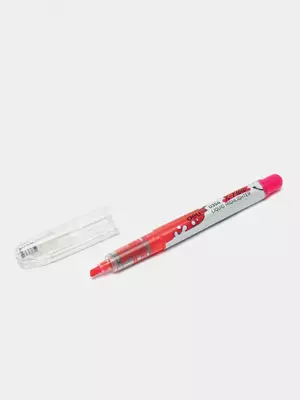 Маркер - текстовыделитель Deli "X-flow" Красный (Арт.- 35440-WU)