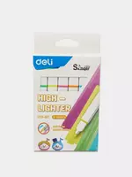 26 000 сум Упаковка маркеров - текстовыделителей Deli "Little Sinnger" 6 шт. (Арт.- 13-EU-6C)