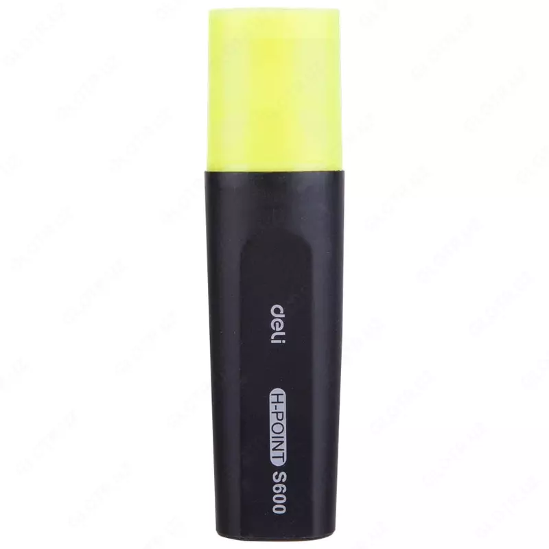 Маркер - текстовыделитель Deli "H-Point" (Арт.- 600-Syl) Желтый