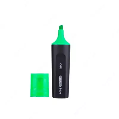 Маркер - текстовыделитель Deli "H-Point" (Арт.- 600-Sgn) Зеленый