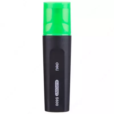 Маркер - текстовыделитель Deli "H-Point" (Арт.- 600-Sgn) Зеленый