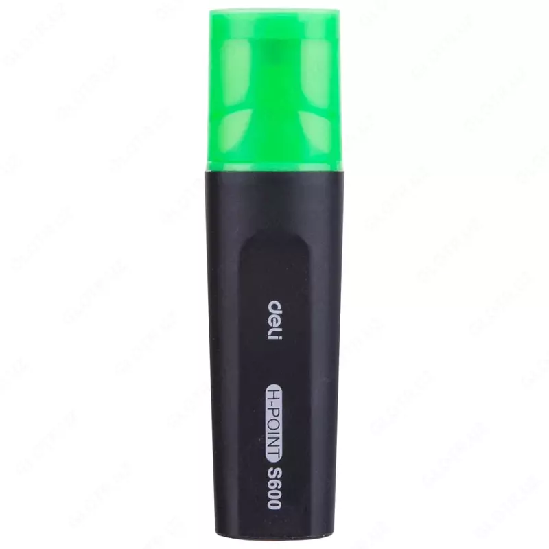 Маркер - текстовыделитель Deli "H-Point" (Арт.- 600-Sgn) Зеленый