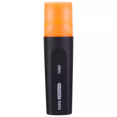 Маркер - текстовыделитель Deli "H-Point" (Арт.- 600-Sor) Оранжевый