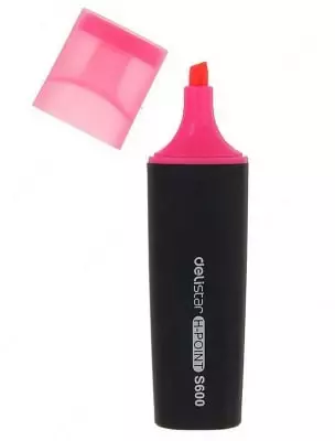 Маркер - текстовыделитель Deli "H-Point" (Арт.- 600-Spk) Розовый