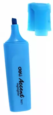 Маркер - текстовыделитель Deli "Accent" 1-5 мм (Арт.- 621-Sbl) Голубой