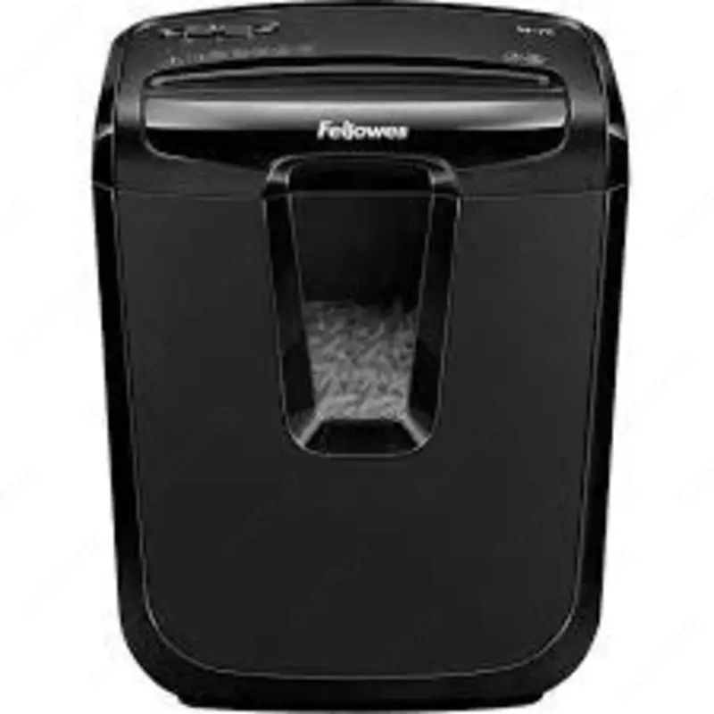 Шредер Fellowes® Powershred® FS-46031 M-7C, DIN P-4, 4х35мм, 7лст., 14лтр., уничт.: скобы, пл. карты