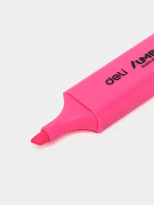 Маркер - текстовыделитель Deli "Jumbo" 1-5 мм (Арт.- 366-PK-U) Розовый