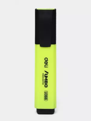 Маркер - текстовыделитель Deli "Jumbo" 1-5 мм (Арт.- 366-YL-U) Желтый