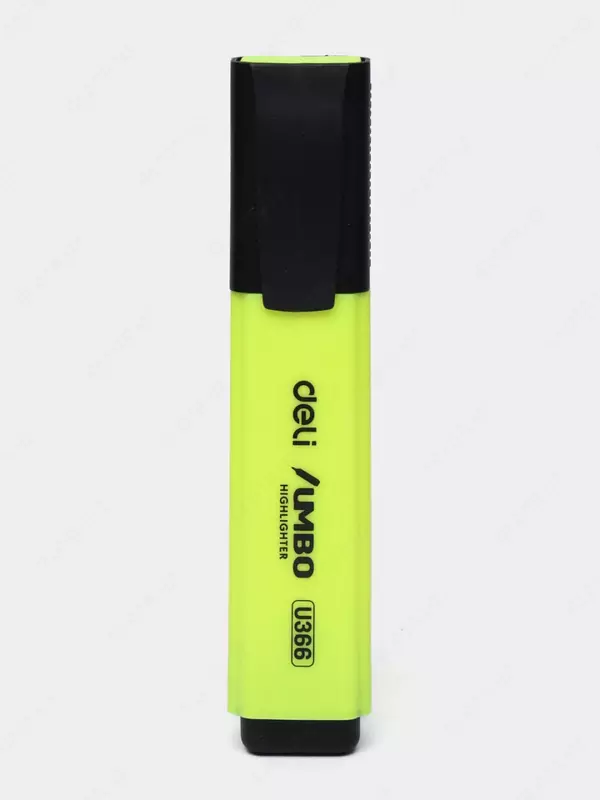 Маркер - текстовыделитель Deli "Jumbo" 1-5 мм (Арт.- 366-YL-U) Желтый