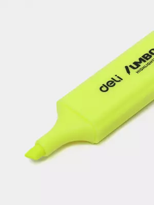 Маркер - текстовыделитель Deli "Jumbo" 1-5 мм (Арт.- 366-YL-U) Желтый