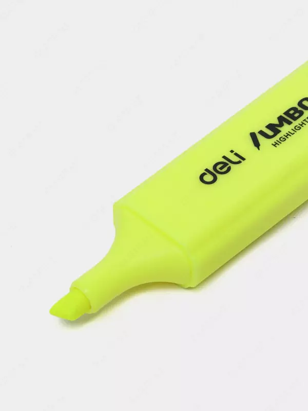 Маркер - текстовыделитель Deli "Jumbo" 1-5 мм (Арт.- 366-YL-U) Желтый