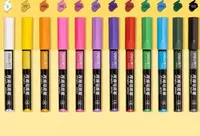 Набор акриловых маркеров Deli "Paint" 12 шт. (Арт.- 583-S) - 125 000 сум