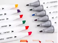 "Deli" eskiz markerlari to'plami 12 dona. (70802-12-modda)