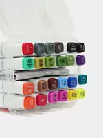 Набор скетчмаркеров "Deli" 24 шт. (Арт.- 70802-24) - 102 000 сум