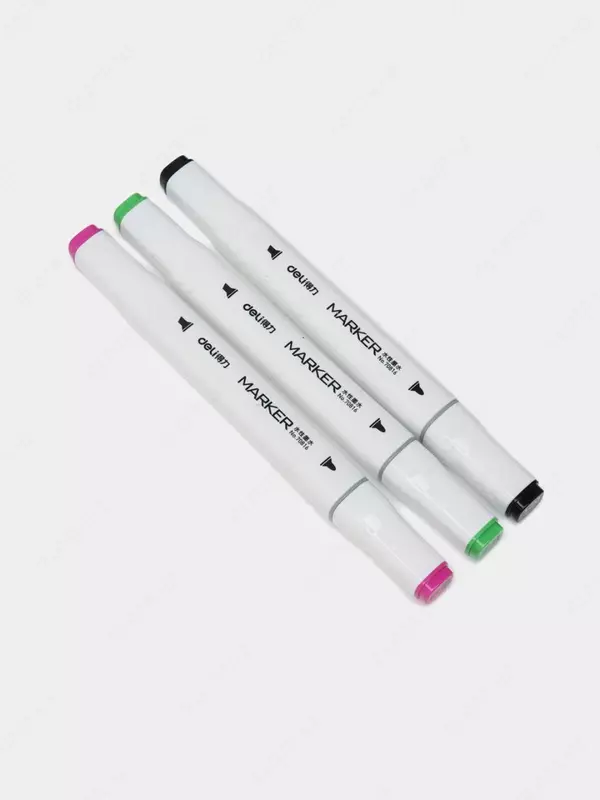 "Deli" eskiz markerlari to'plami 12 dona. (70816-12-modda)