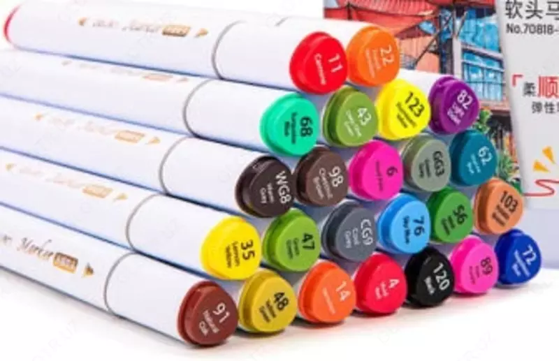 Набор скетчмаркеров "Deli" 24 шт. (Арт.- 70818-24)