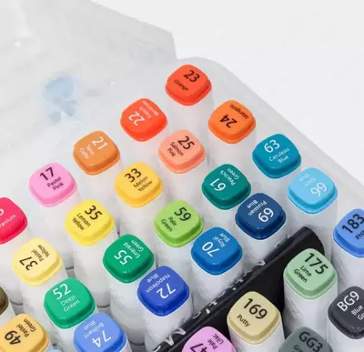 "Deli" eskiz markerlari to'plami 36 dona. (70816-36-modda)