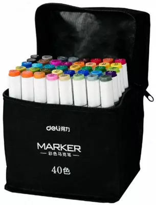 Набор скетчмаркеров "Deli" 40 шт. (Арт.- 70807-40)