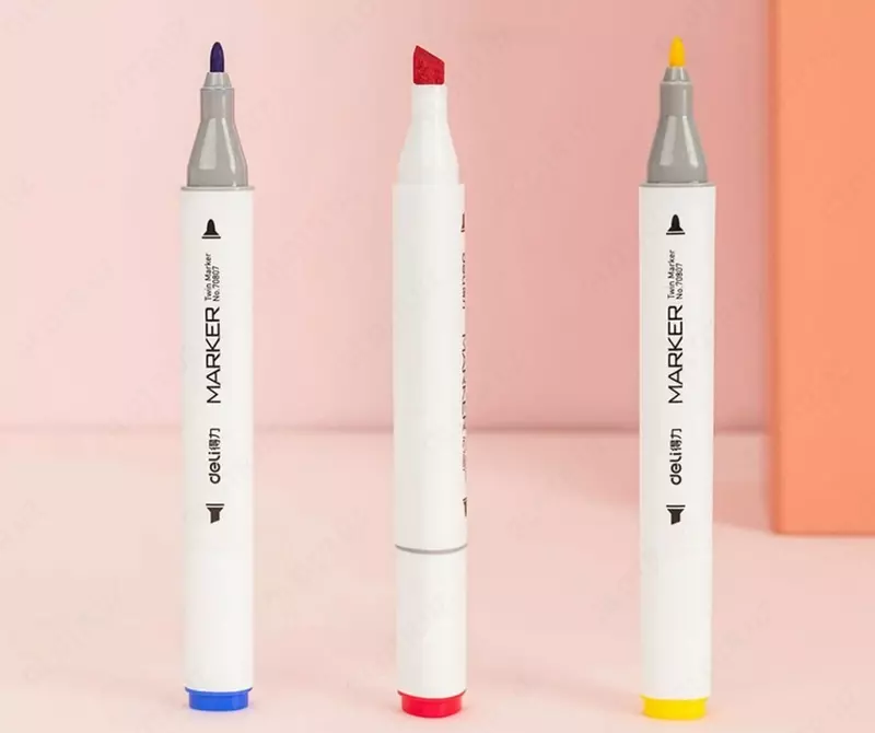 "Deli" eskiz markerlari to'plami 40 dona. (m.- 70807-40)