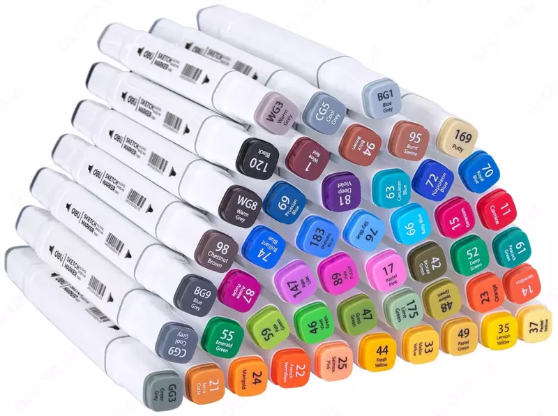 Набор скетчмаркеров "Deli" 48 шт. (Арт.- 70801-48)