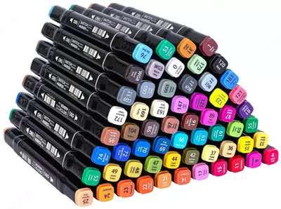 Набор скетчмаркеров "Deli" 60 шт. (Арт.- 70806-60)