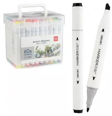 Набор скетчмаркеров "Deli" 60 шт. (Арт.- 70802-60)