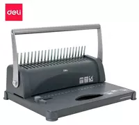 Механический брошюратор "DELI" 350 листов (Арт. - 3871) Темно-серый