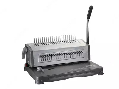 Механический брошюратор "DELI" 450 листов (Арт. - 3874) Темно-серый