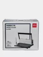 1 390 000 so'm Mexanik buklet mashinasi "DELI" 125 varaq (Art. - 3889) Oq