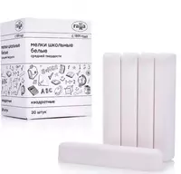 O'rtacha qattiqlikdagi oq kvadrat bo'r "Gamma" (Art. № - 280120215)