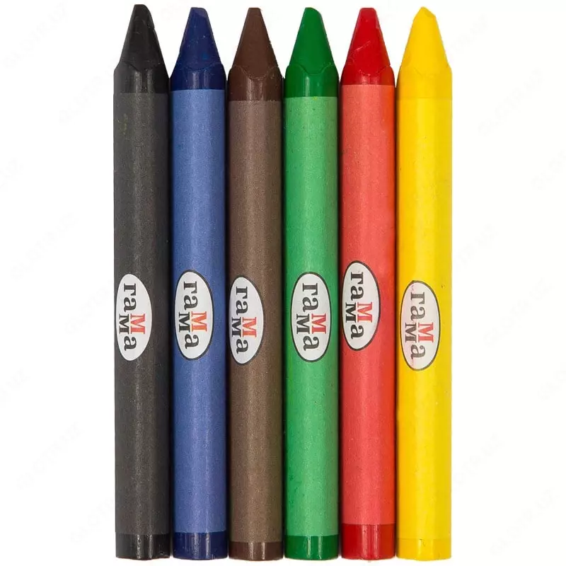 Mumli qalamlarni qadoqlash Gamma "Klassik" 6 dona. (- 2131018_01_32-modda)