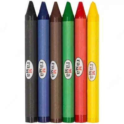 Mumli qalamlarni qadoqlash Gamma "Klassik" 6 dona. (- 2131018_01_32-modda)