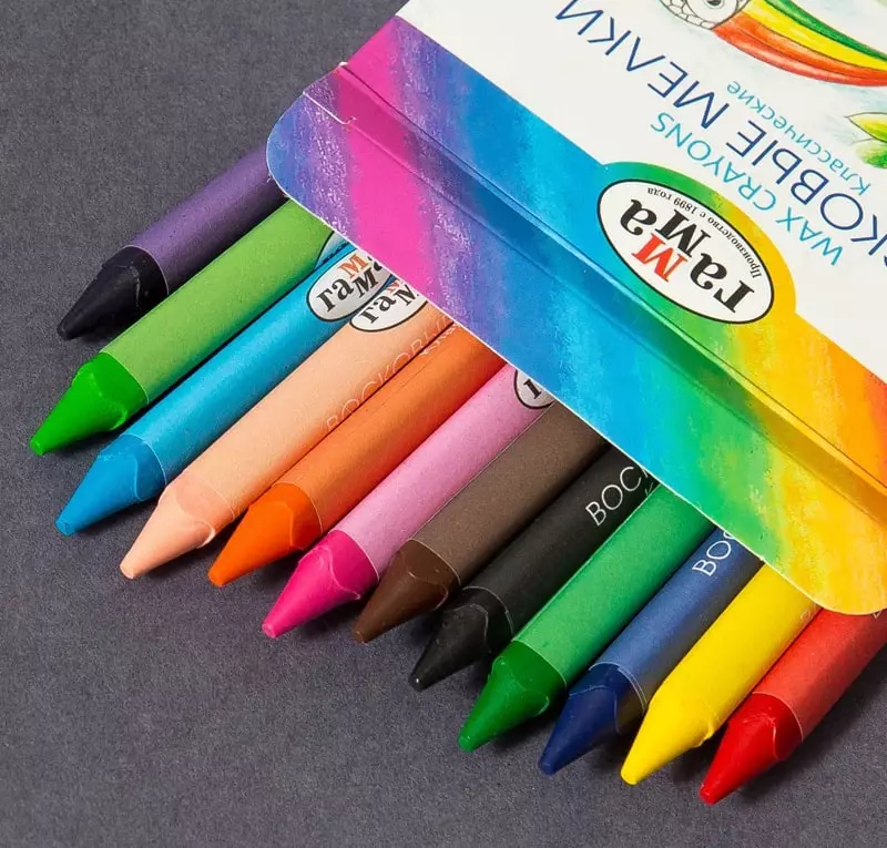 Mumli qalamlarni qadoqlash Gamma "Klassik" 6 dona. (- 2131018_01_32-modda)