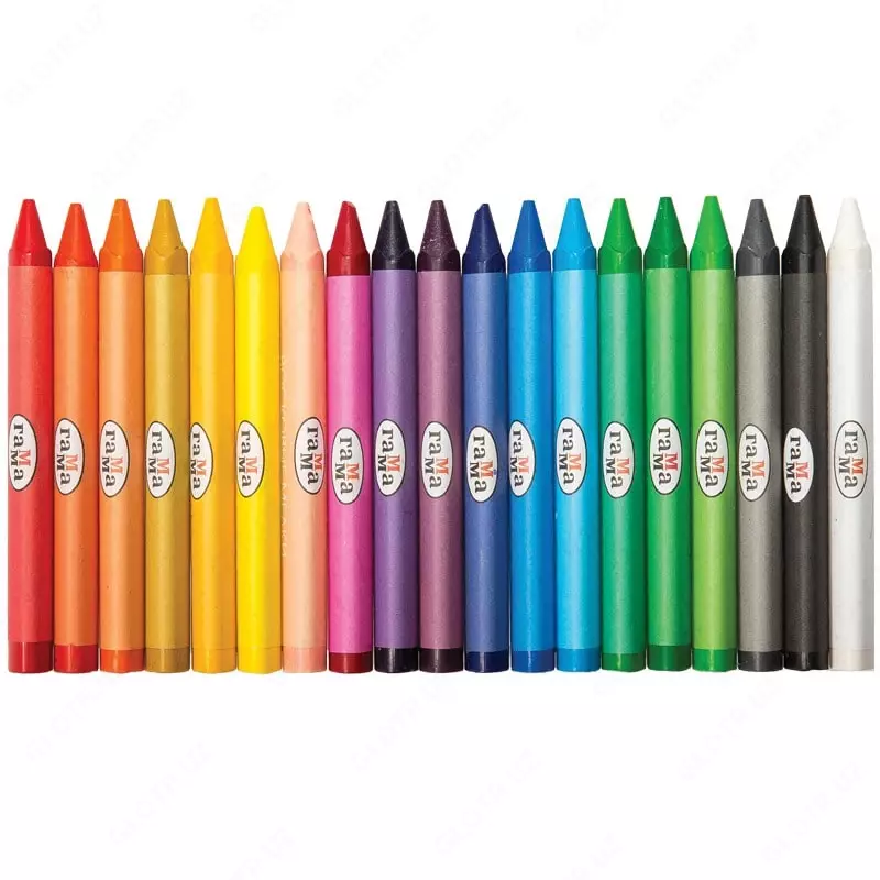 Mumli rangli qalamlarni qadoqlash Gamma "Klassik" 18 dona. (- 2131018_01_34-modda)