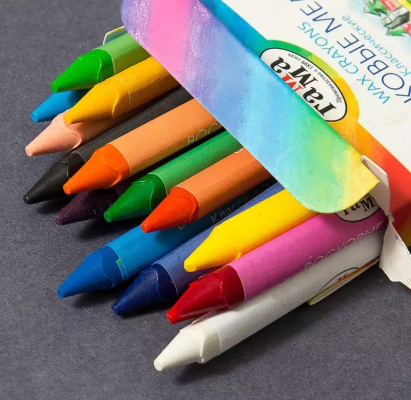 Mumli rangli qalamlarni qadoqlash Gamma "Klassik" 18 dona. (- 2131018_01_34-modda)