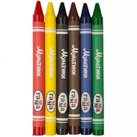 Упаковка восковых цветных мелков Гамма "Мультики" 6 шт. (Арт. - 2131018_01_28)