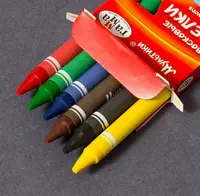 Упаковка восковых цветных мелков Гамма "Мультики" 6 шт. (Арт. - 2131018_01_28) - 6 500 сум