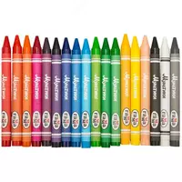 Упаковка восковых цветных мелков Гамма "Мультики" 18 шт. (Арт. - 2131018_01_30) - 22 000 сум