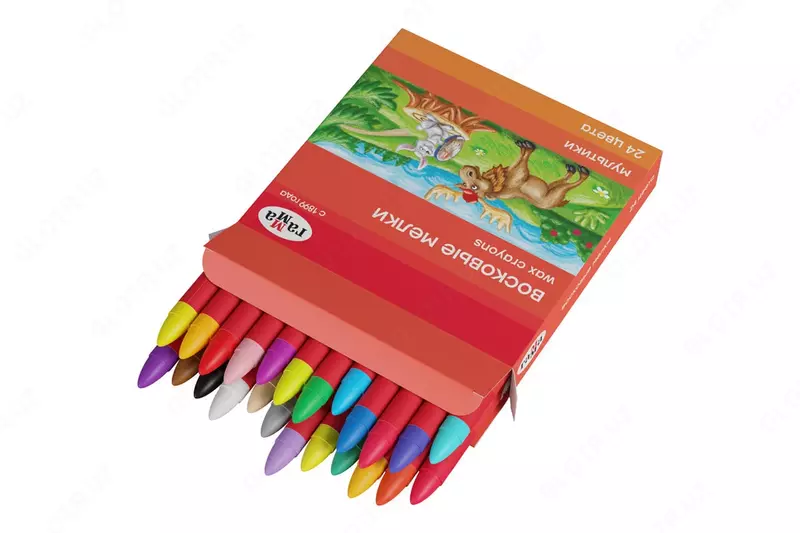 Mumli qalamlar Gamma "Multfilmlar" 24 dona. (m. - 2131018_01_31) YANGI